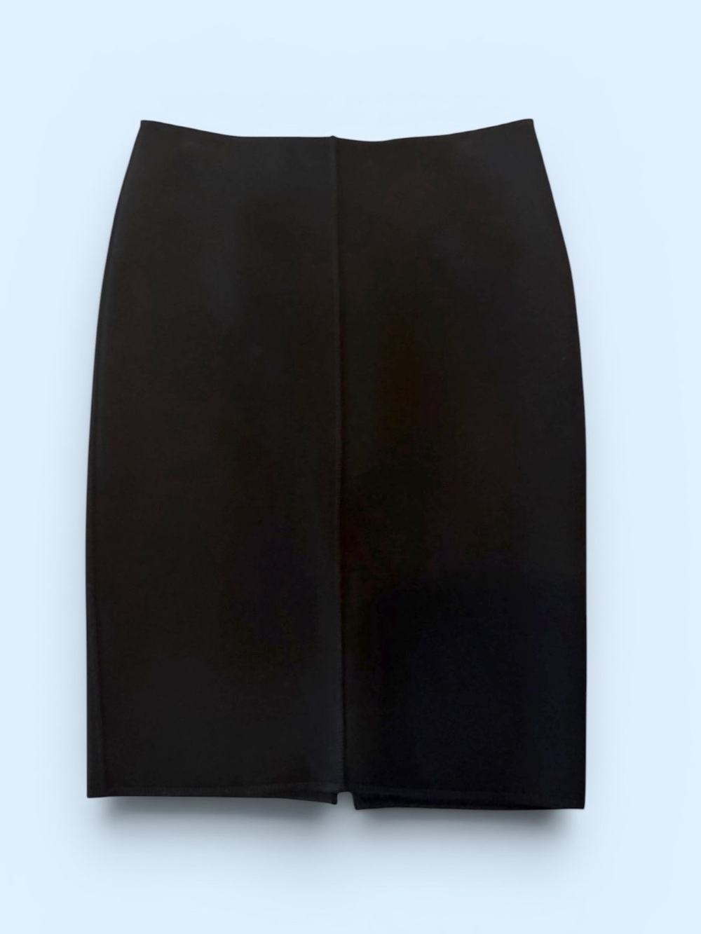 Ann Taylor Essential Stitch Detail Black Pencil Midi Skirt Women’s Size 6 EUC